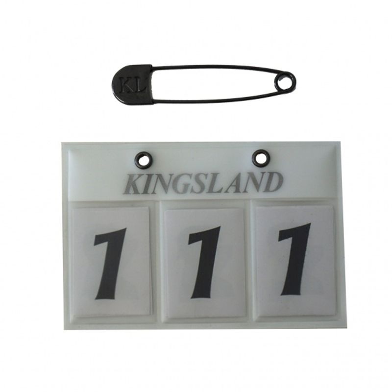 Kingsland Number Plate White